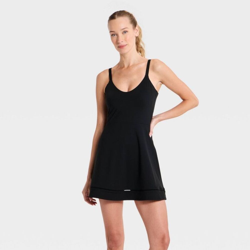 all in motion Black Knit Tank Dress